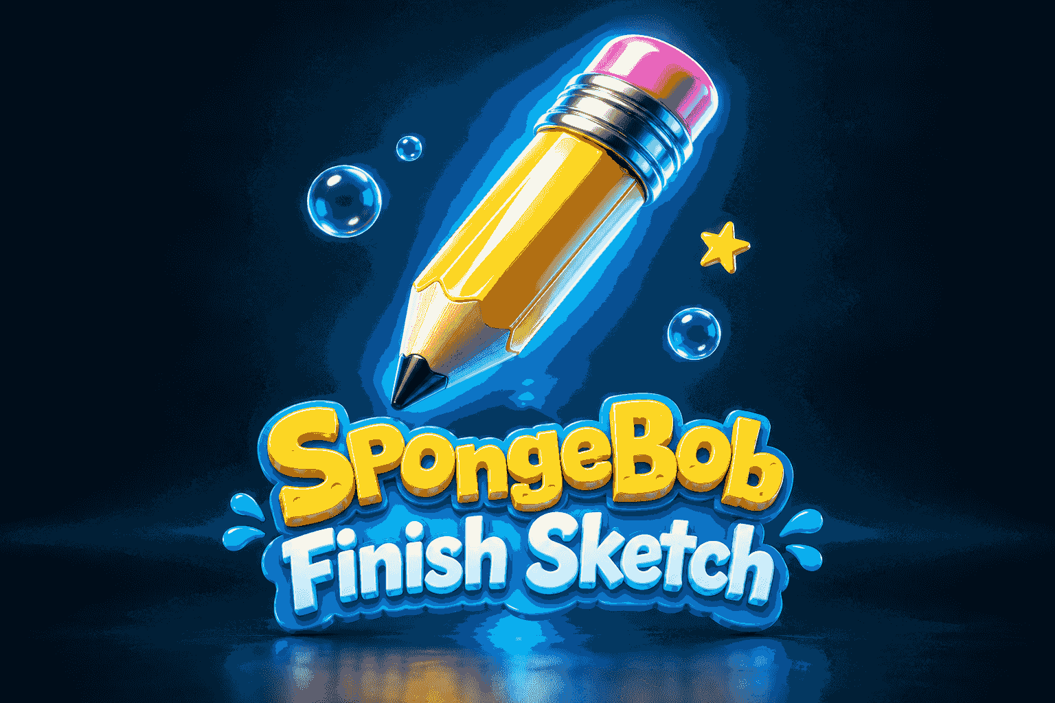 SpongeBob Finish Sketch