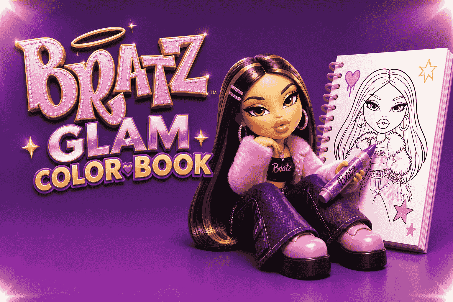 Bratz Glam Color-Book