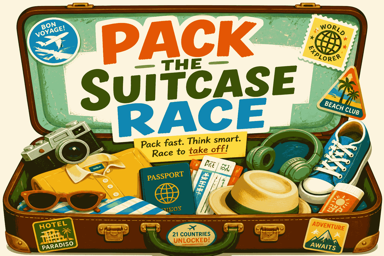 Pack the Suitcase Race
