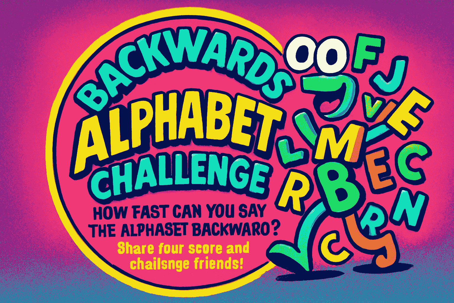 Backwards Alphabet Challenge
