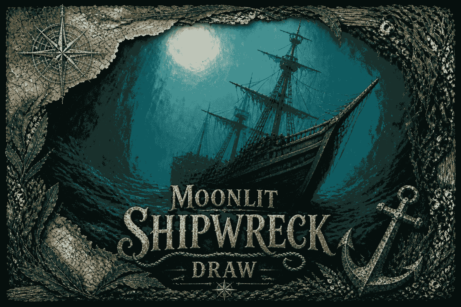 Moonlit Shipwreck Draw