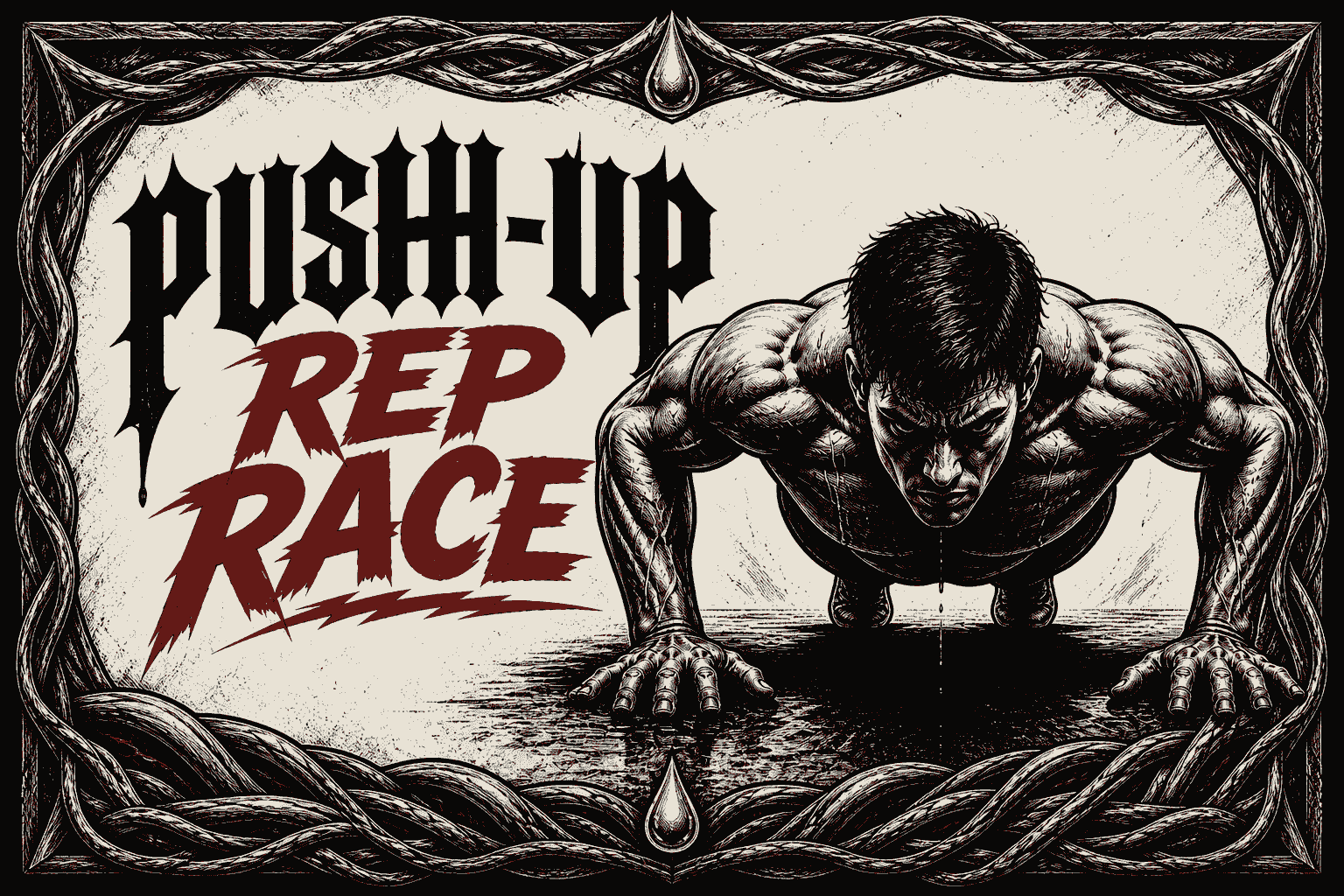 Push-Up Rep Race