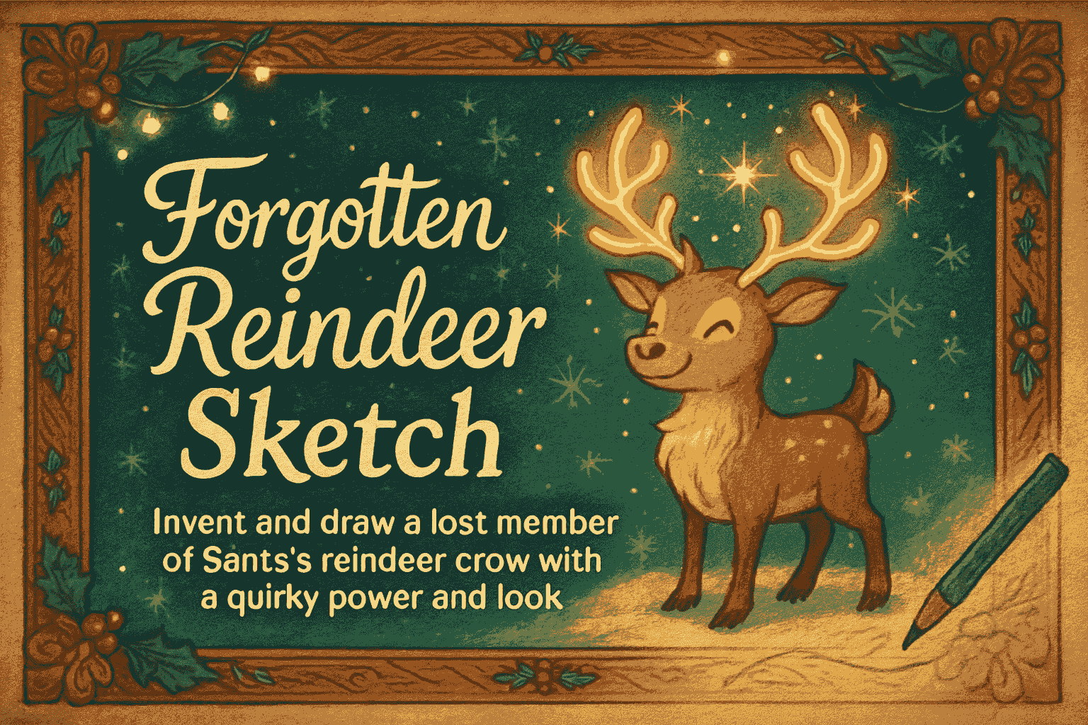 Forgotten Reindeer Sketch