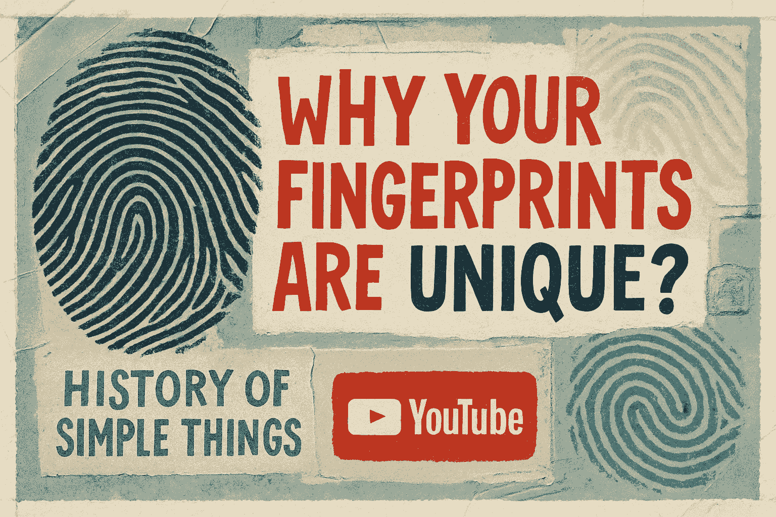 Why Your Fingerprints Are Unique? | Youtube