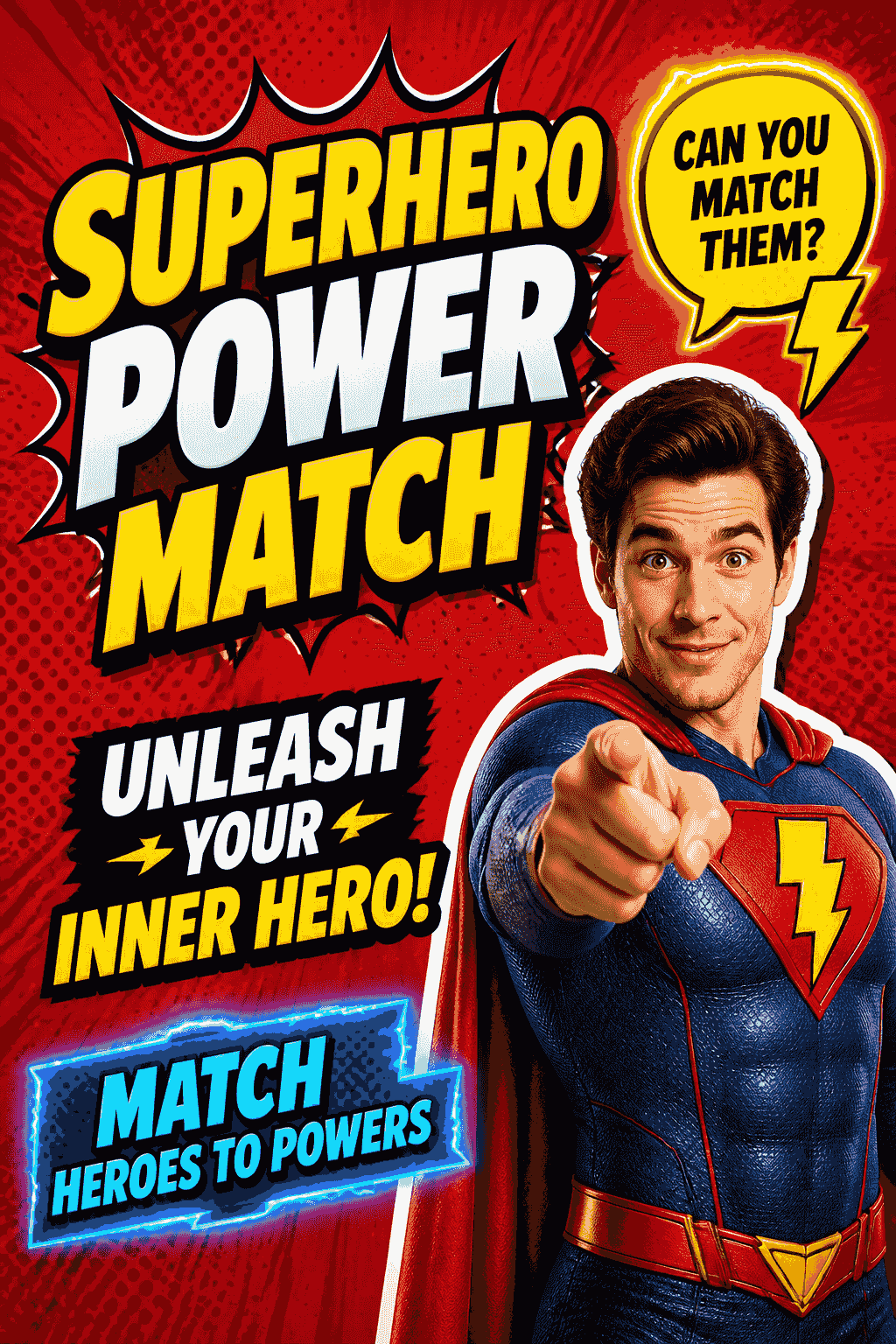 Superhero Power Match