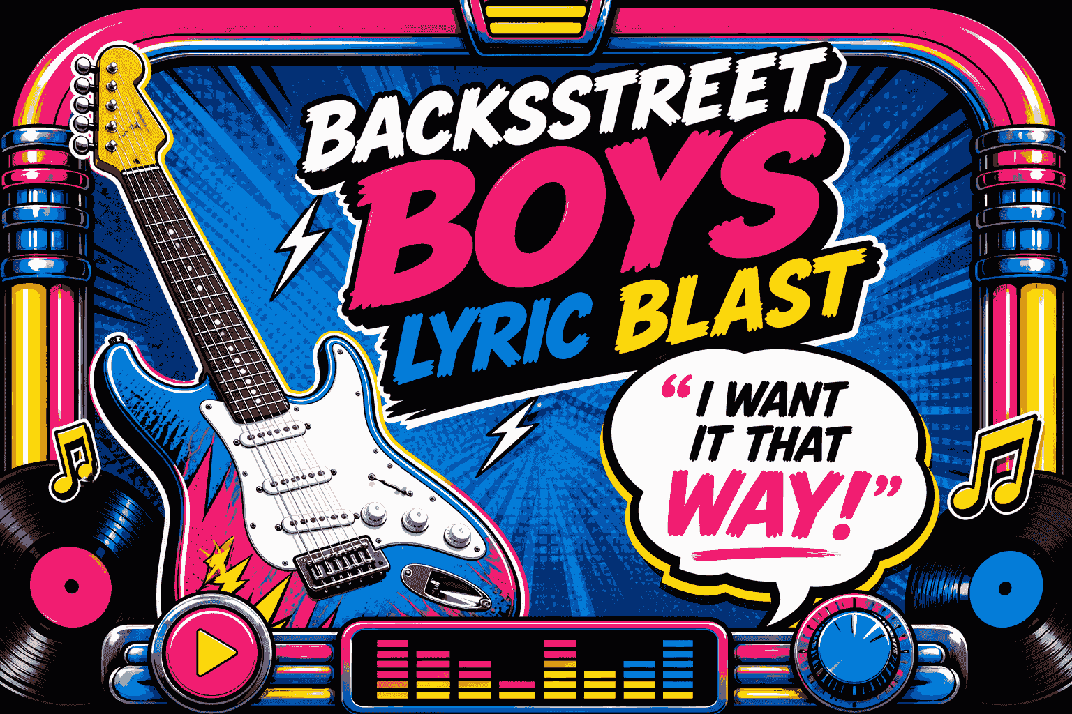 Backstreet Boys Lyric Blast