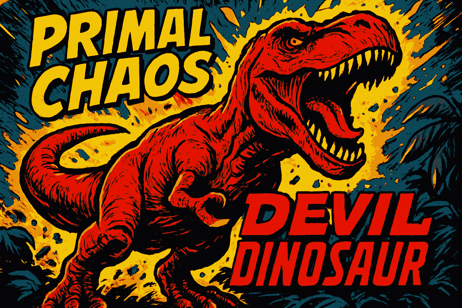 Devil Dinosaur Reveal Poster