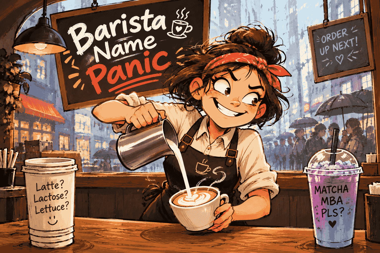 Barista Name Panic