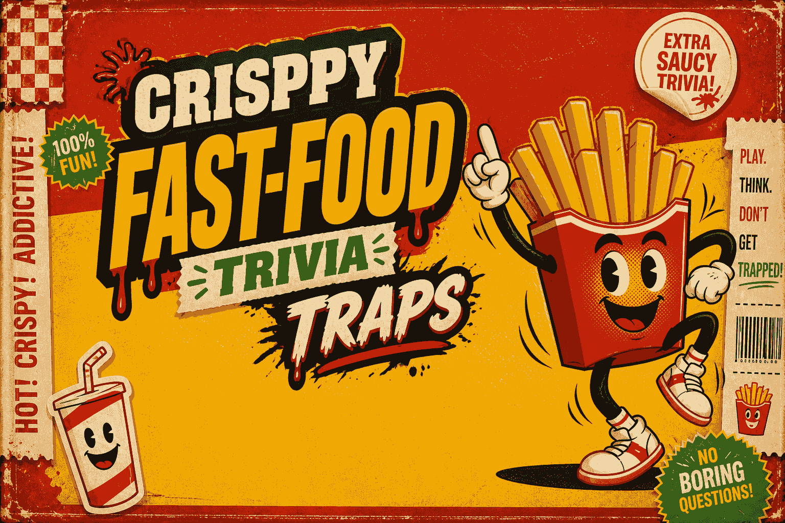 Crispy Fast-Food Trivia Traps