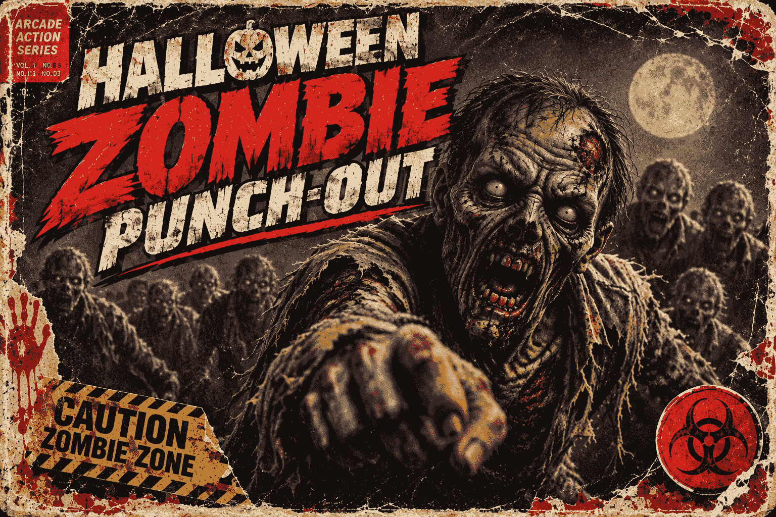 Halloween Zombie Punch-Out