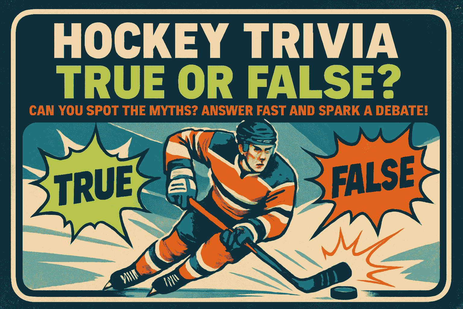 Hockey Trivia: True or False?