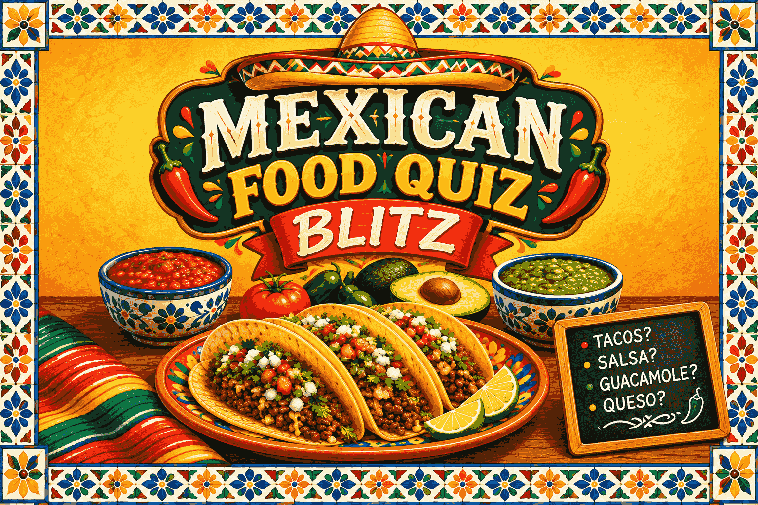 Mexican Food Quiz Blitz