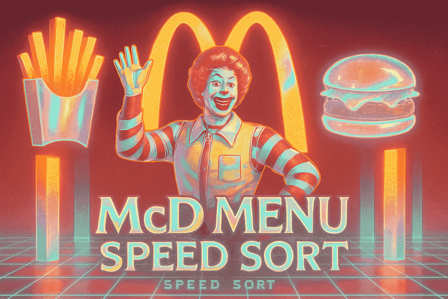 McD Menu Speed Sort