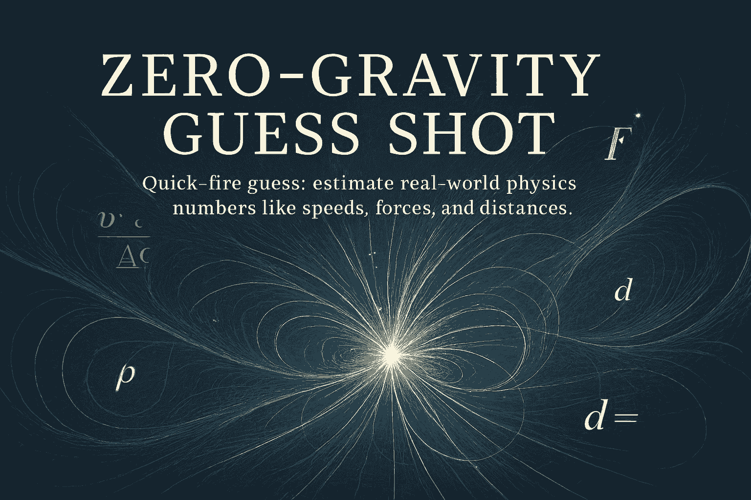 Zero-Gravity Guess Shot