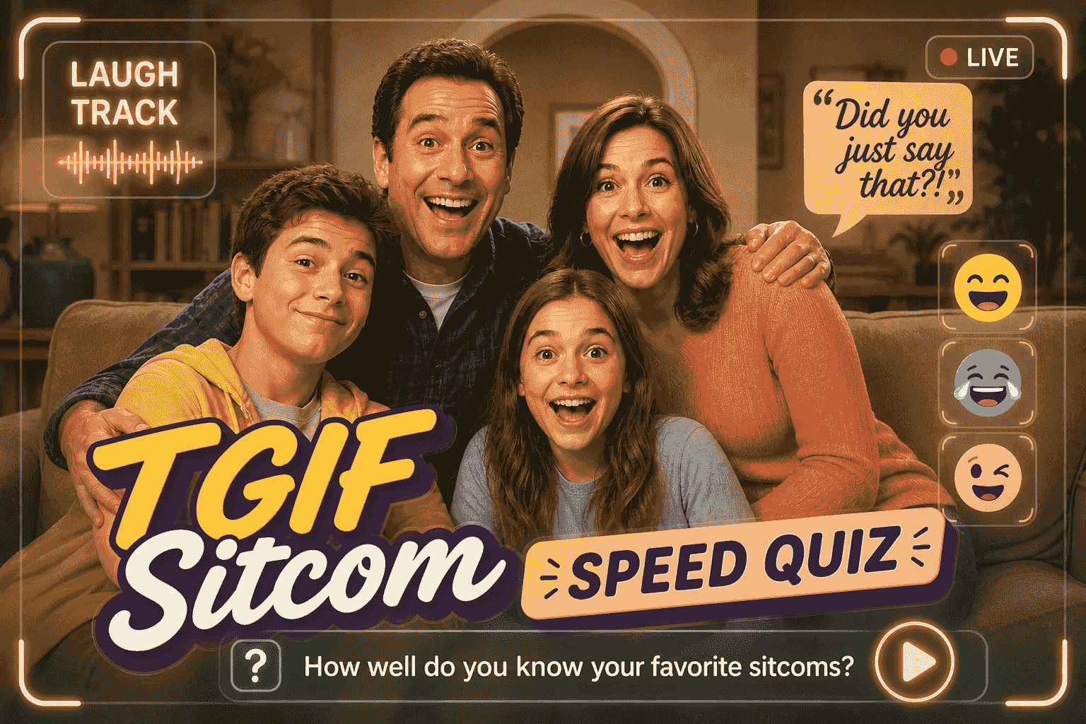 TGIF Sitcom Speed Quiz