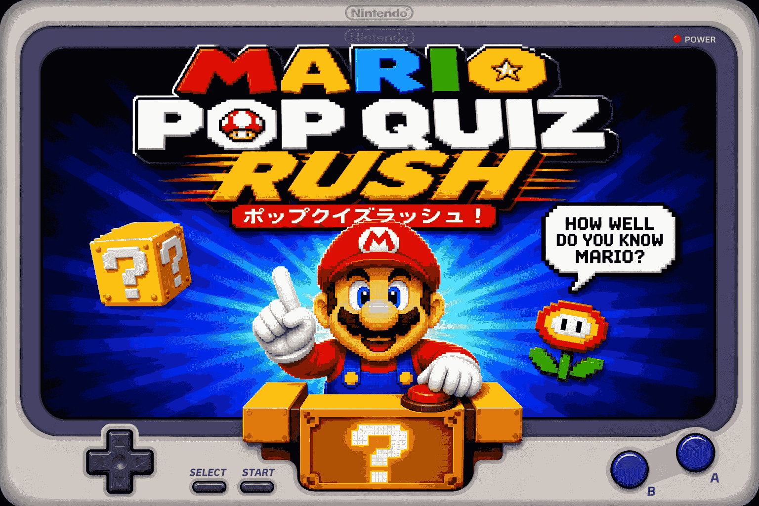 Mario Pop Quiz Rush