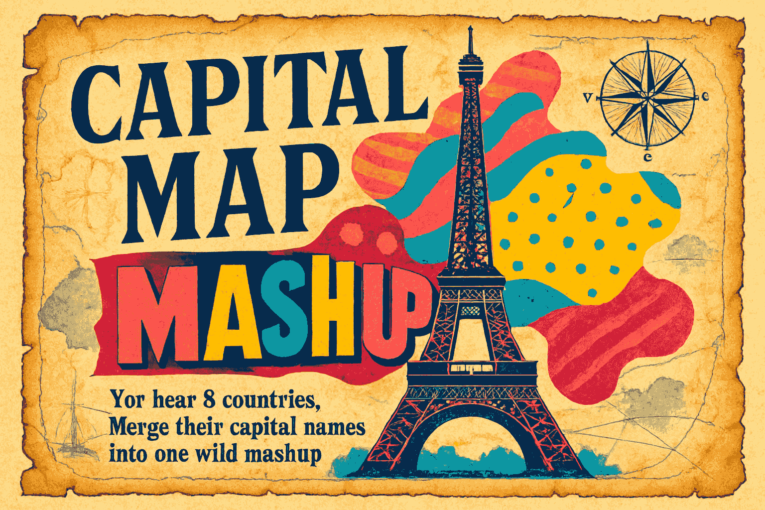Capital Map Mashup