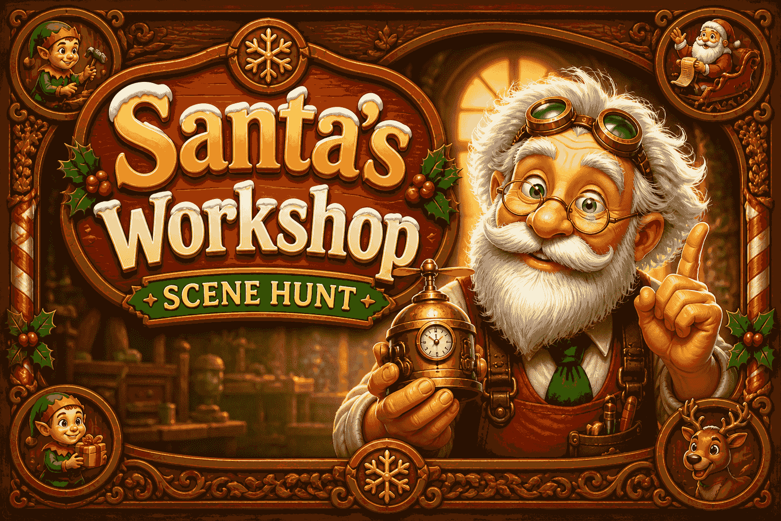 Santa's Workshop Scene Hunt