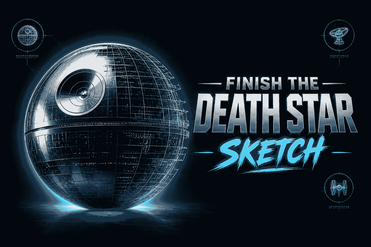 Finish the Death Star Sketch
