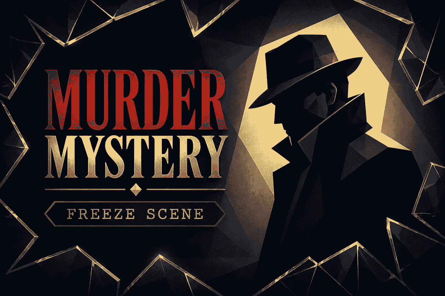 Murder Mystery Freeze Scene