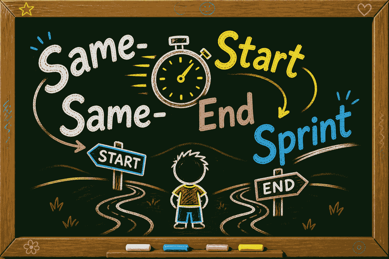 Same-Start Same-End Sprint
