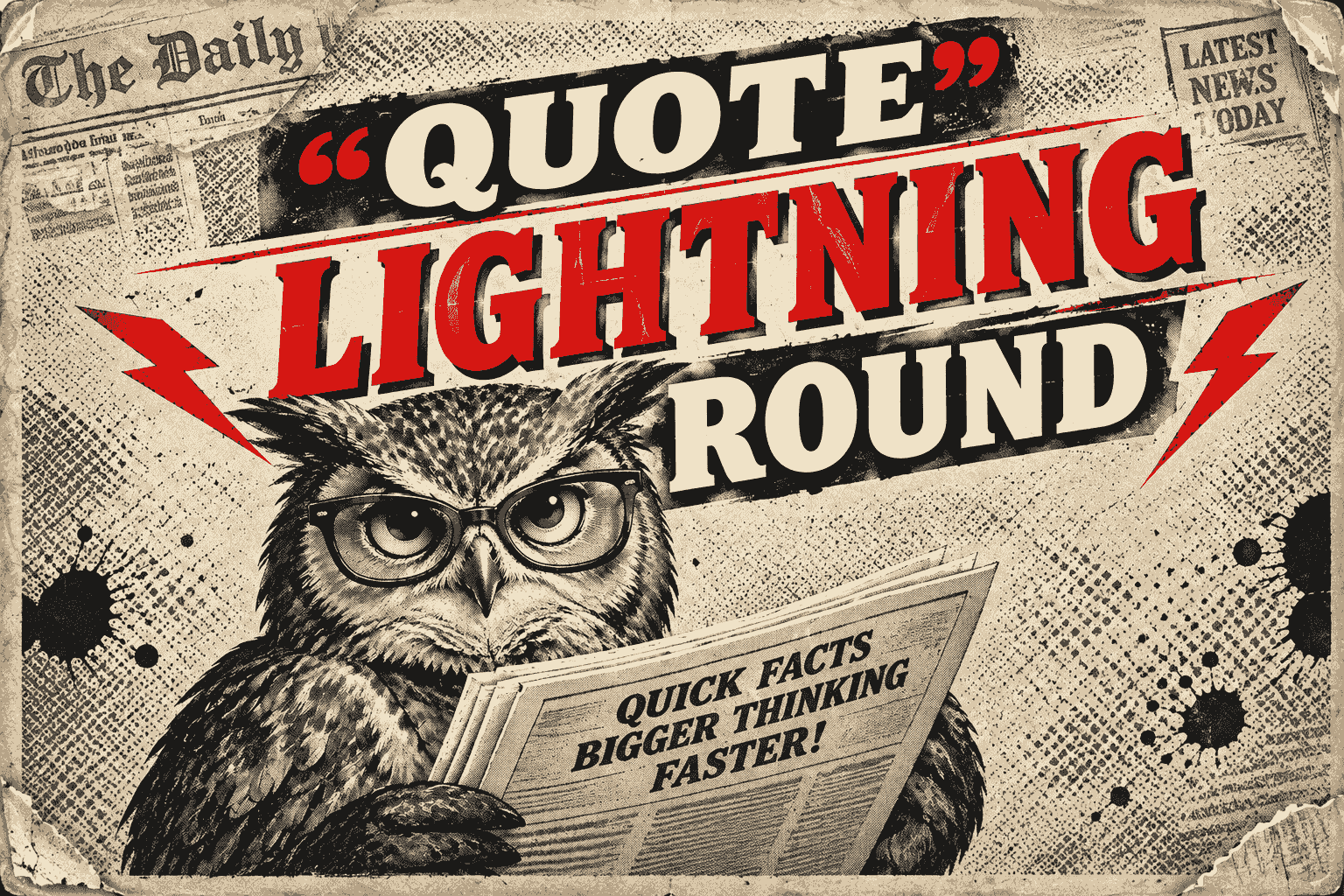 Quote Lightning Round