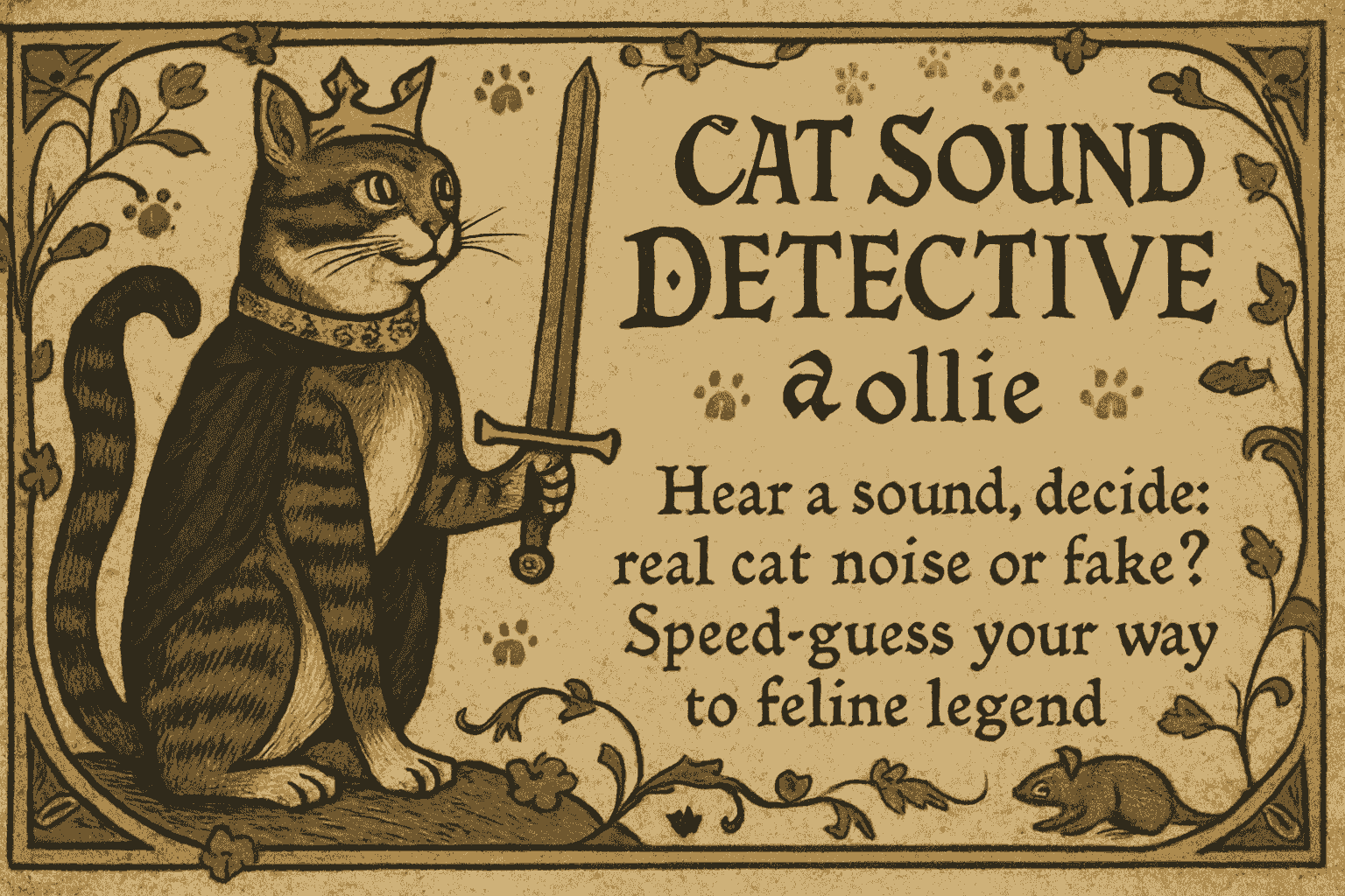 Cat Sound Detective @ollie
