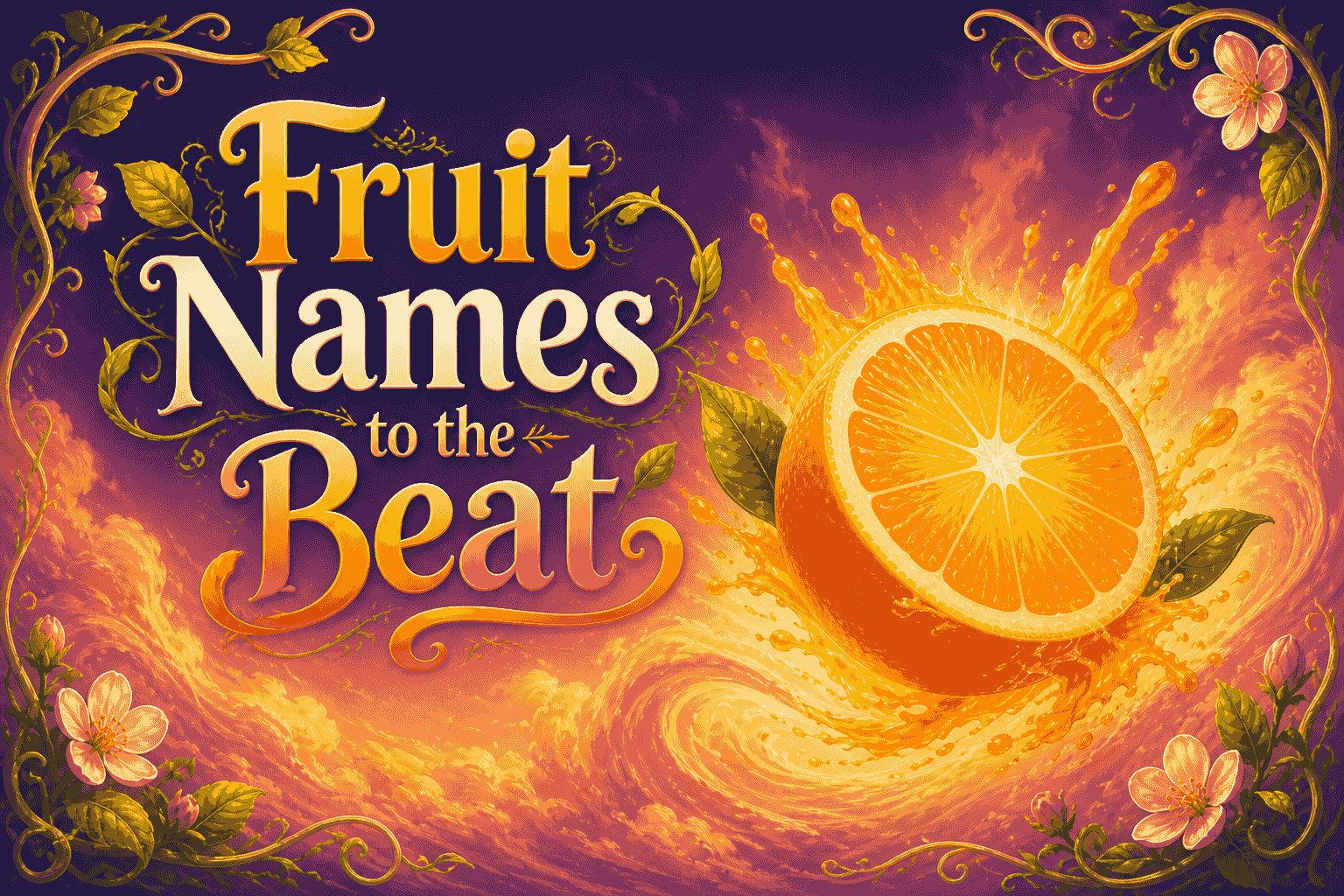 Fruit Names to the Beat