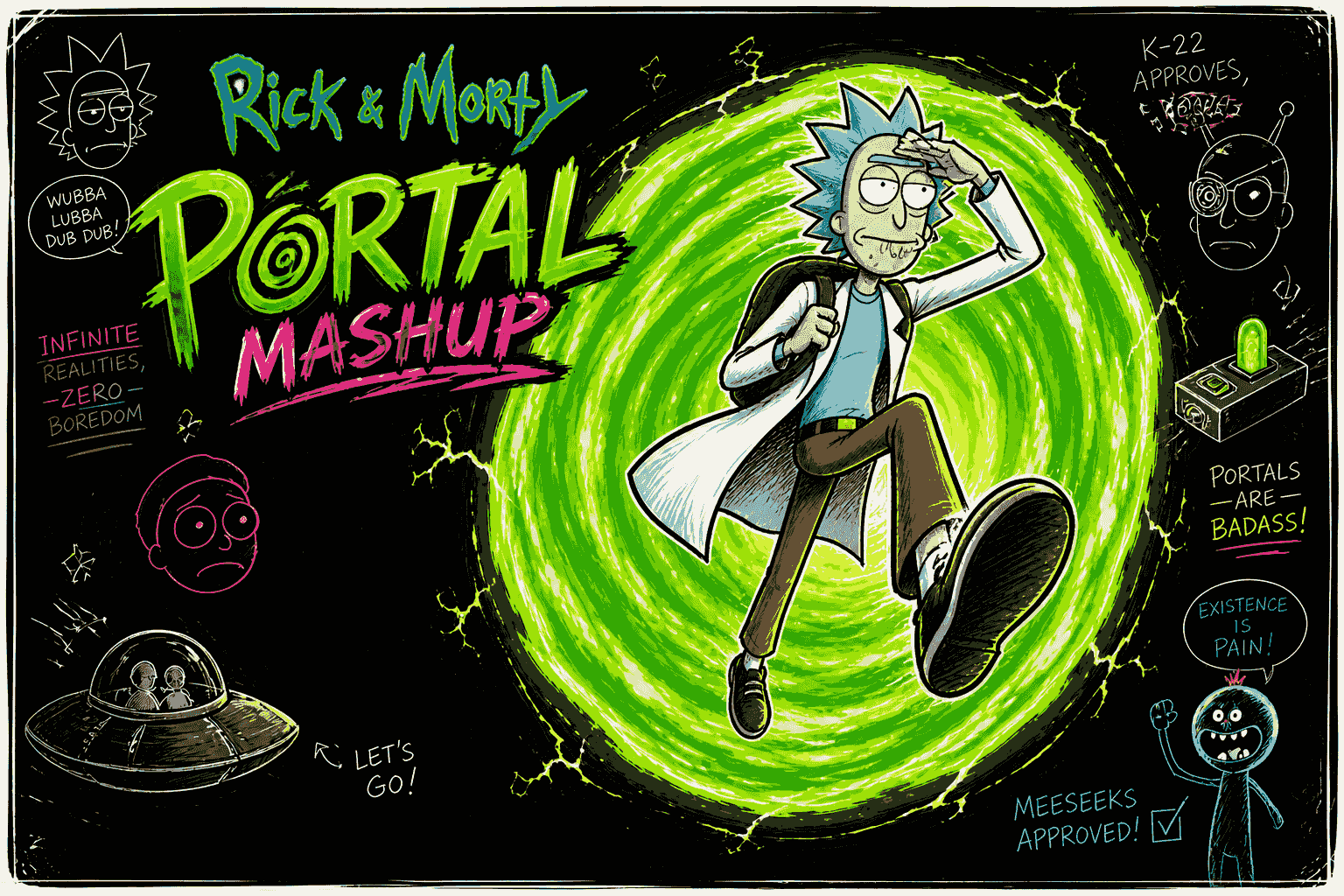 Rick & Morty Portal Mashup