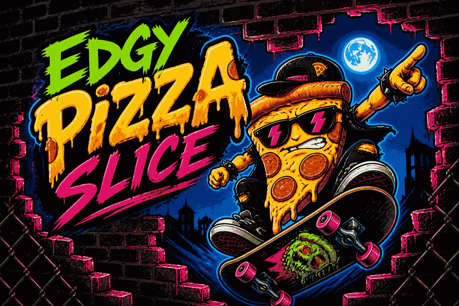 Edgy Pizza Slice