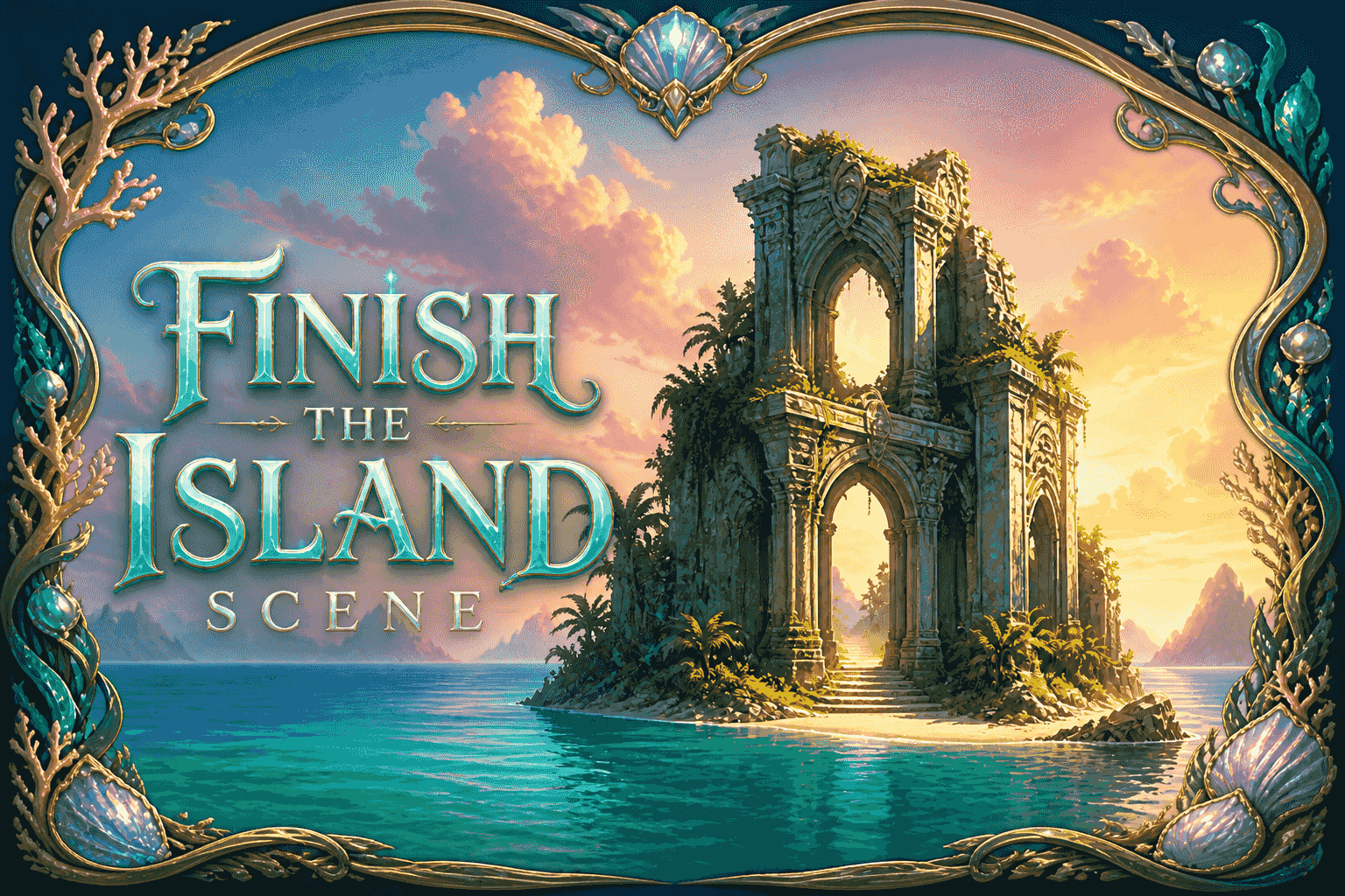 Finish the Island Scene