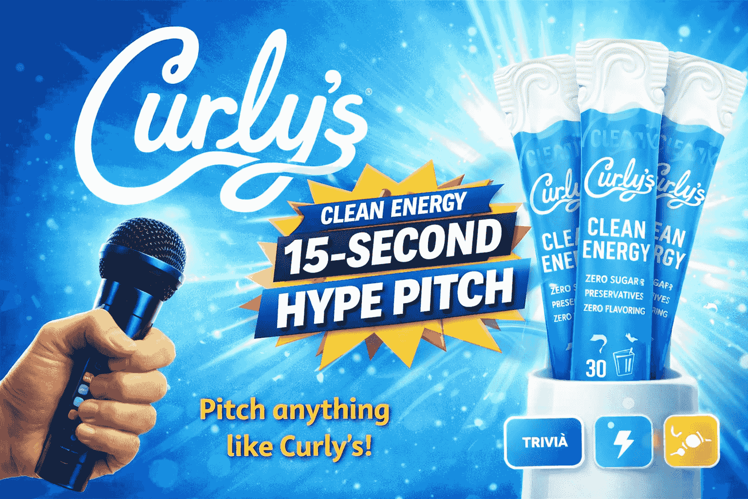 Curly's Clean Energy Trivia Shot