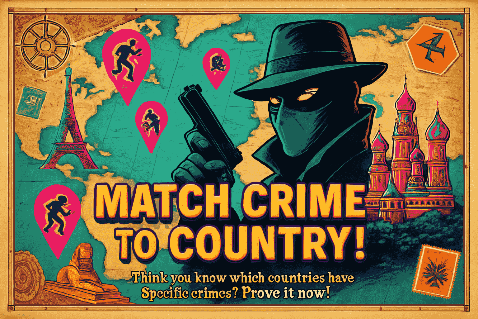 Match Crime to Country!