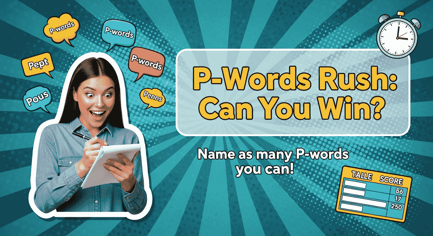 P-Words Rush: Can You Win?