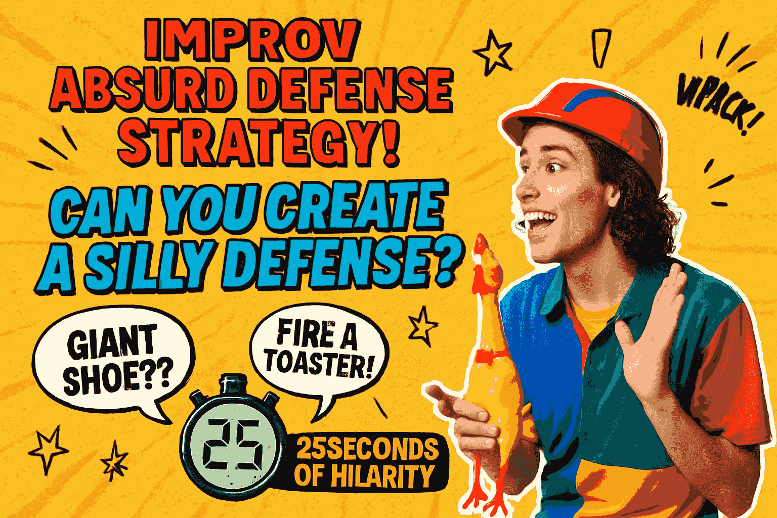 Improv Absurd Defense Strategy!