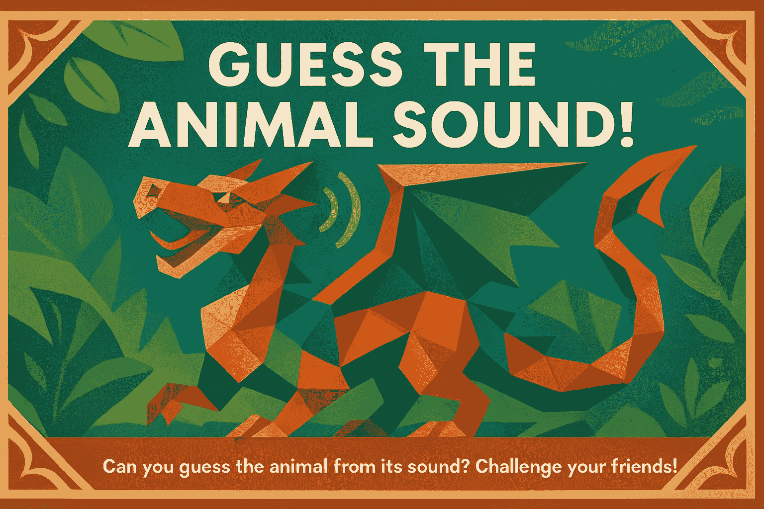 Make the Animal Sound!