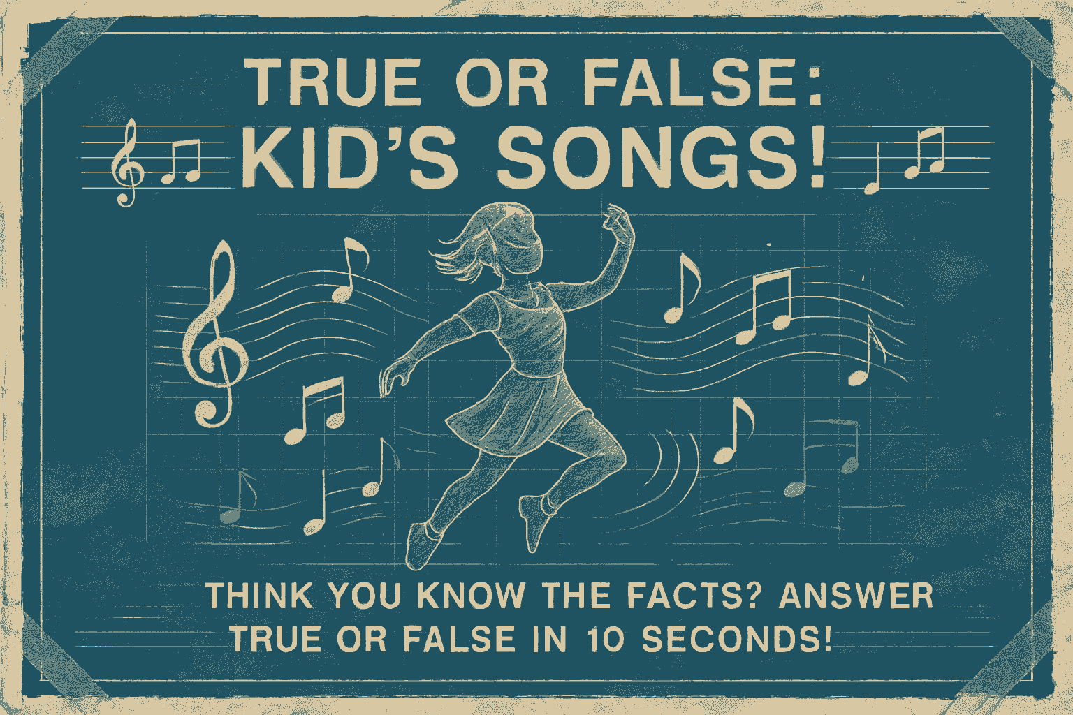 True or False: Kid's Songs!