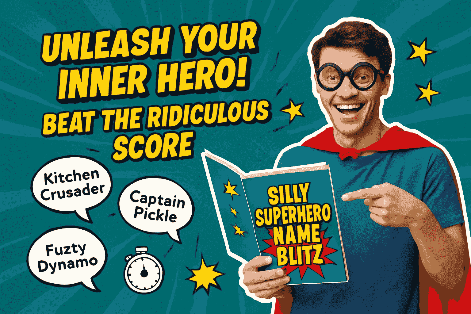Silly Superhero Name Blitz