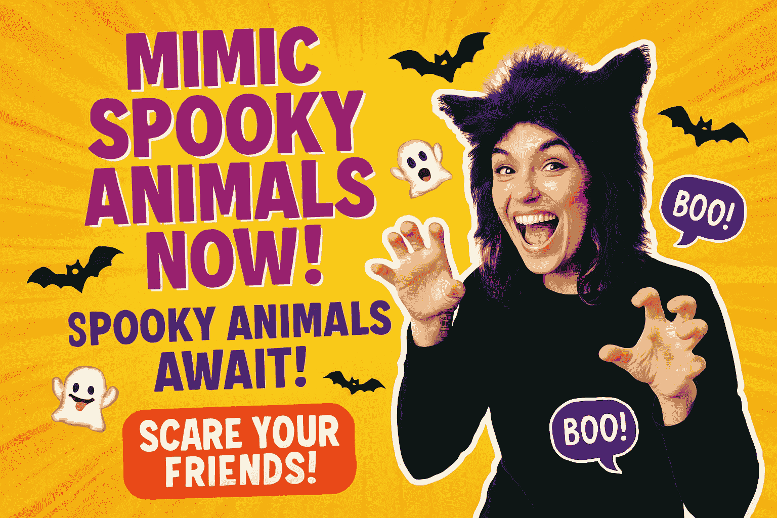 Mimic Spooky Animals Now!