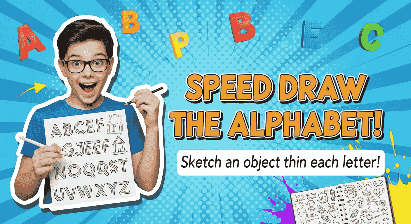 Speed Draw the Alphabet!