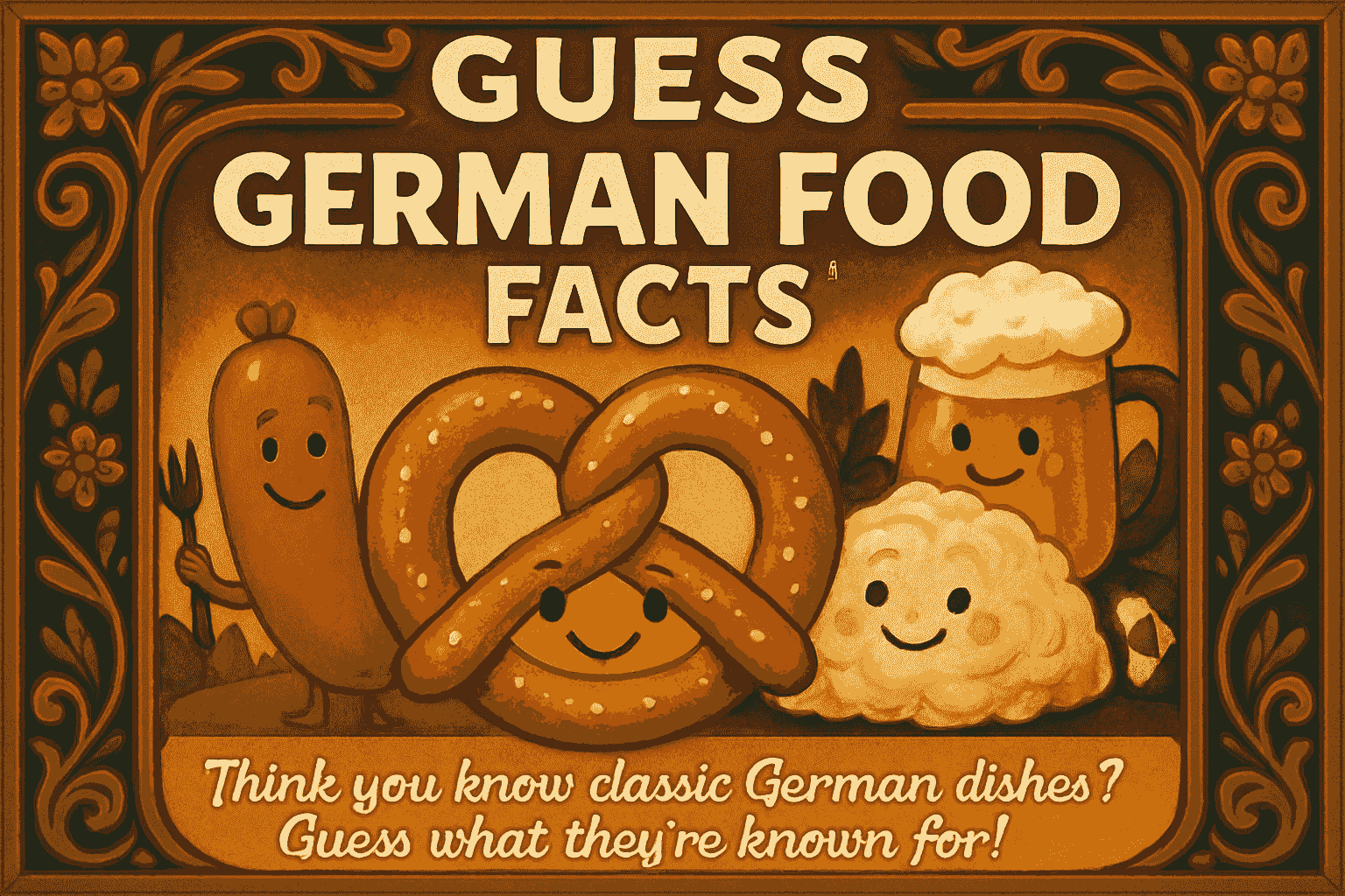 Guess German Food Facts!