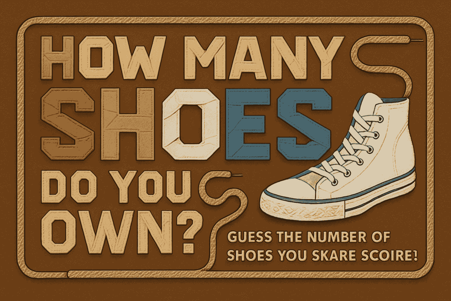 How Many Shoes Do You Own?
