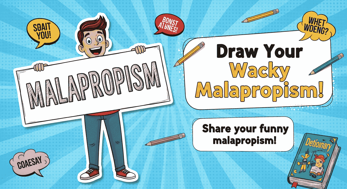 Draw Your Wacky Malapropism!