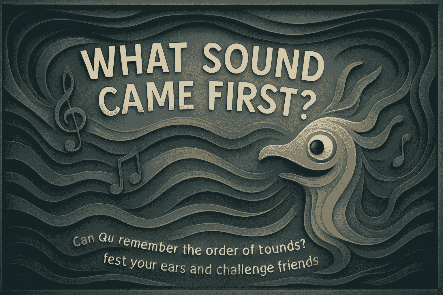 What Sound Came First?