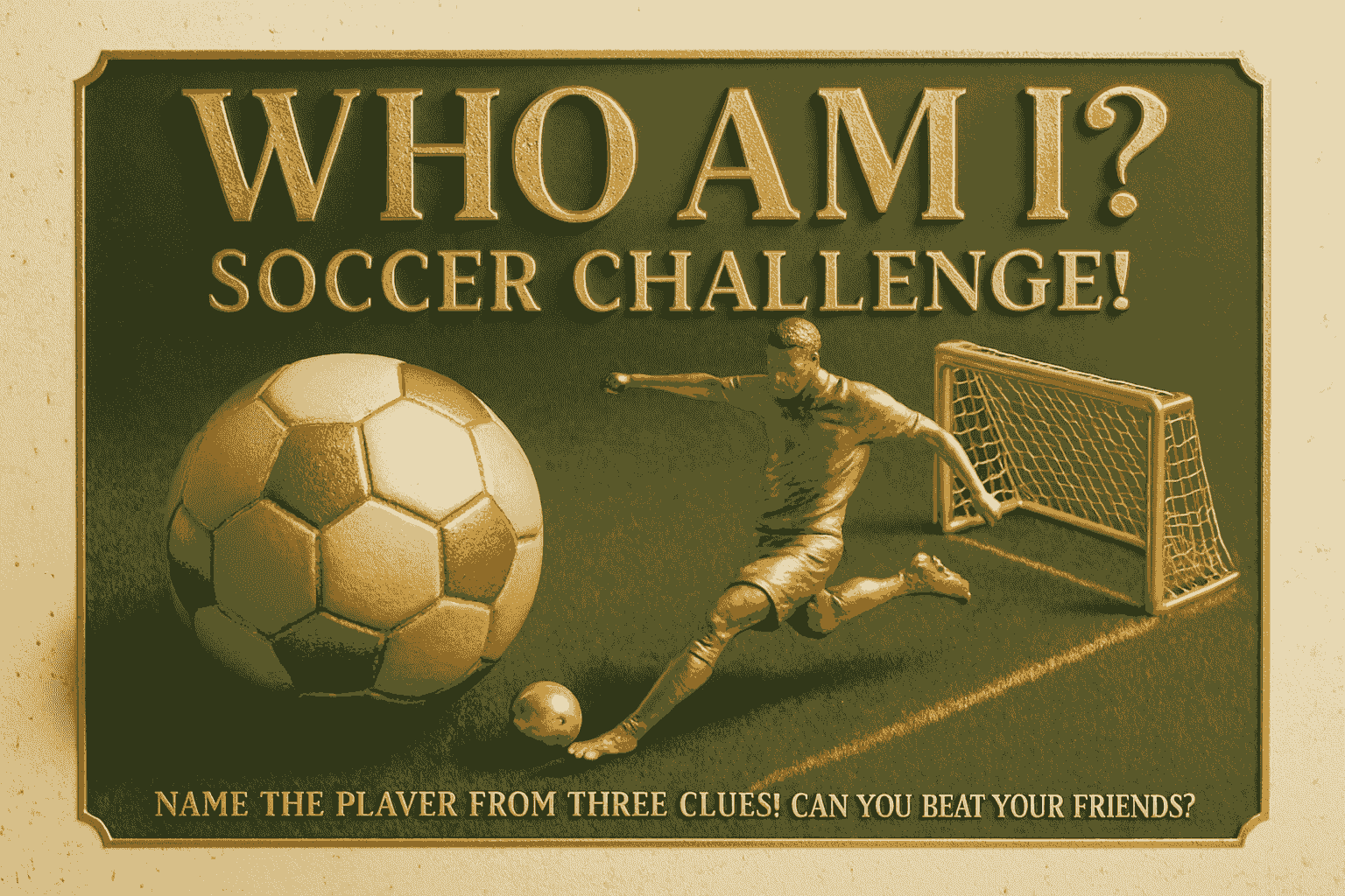 Who Am I? Soccer Challenge!