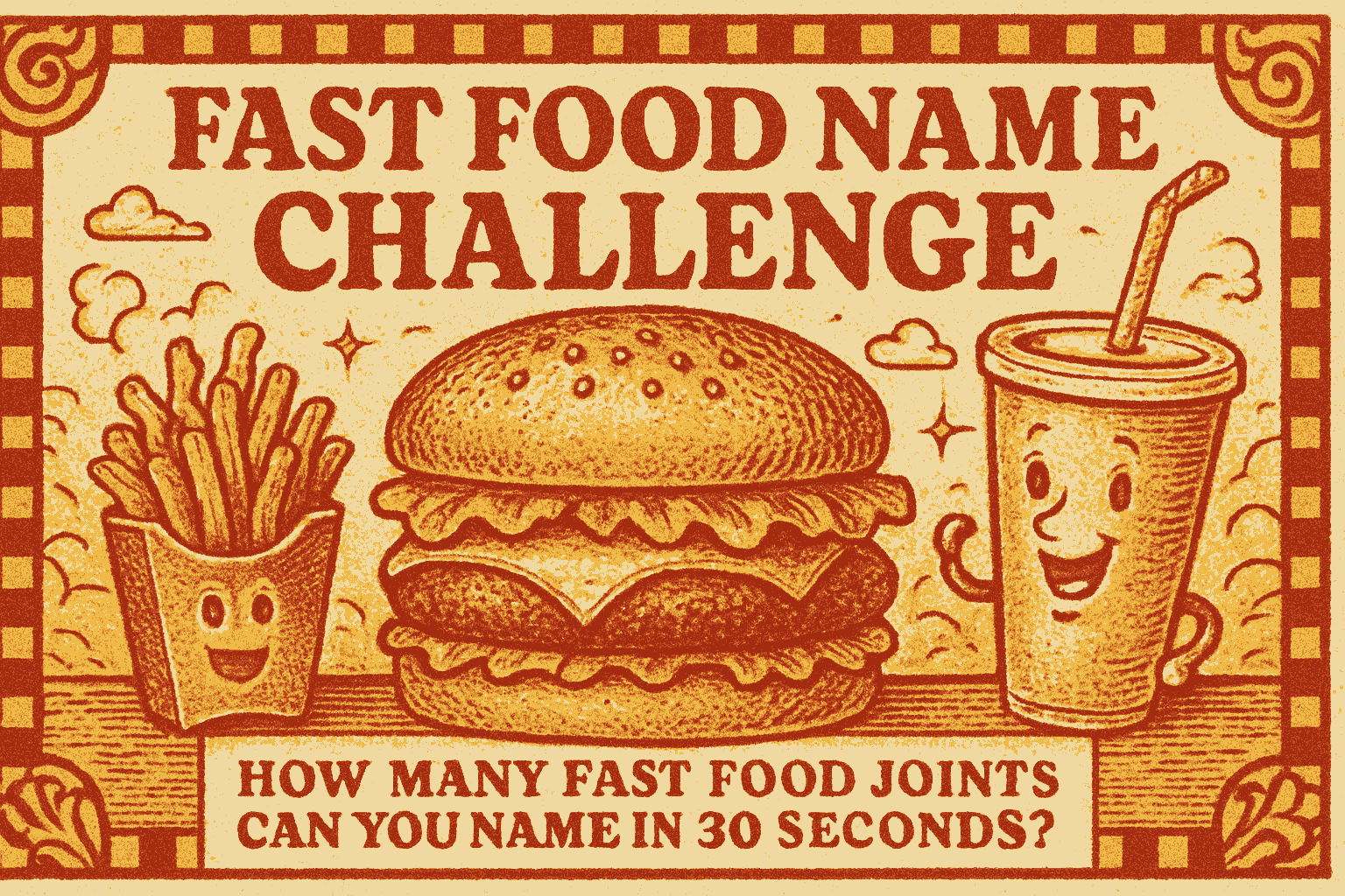 Fast Food Name Challenge