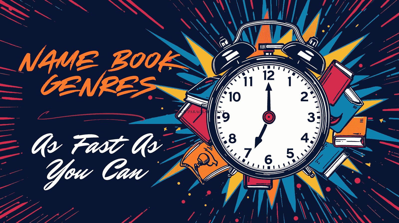 Name Book Genres in 30 Secs!