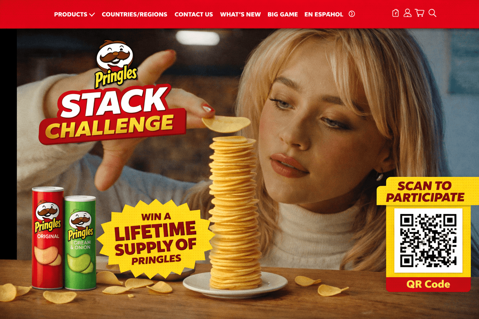 Pringles Stack Challenge