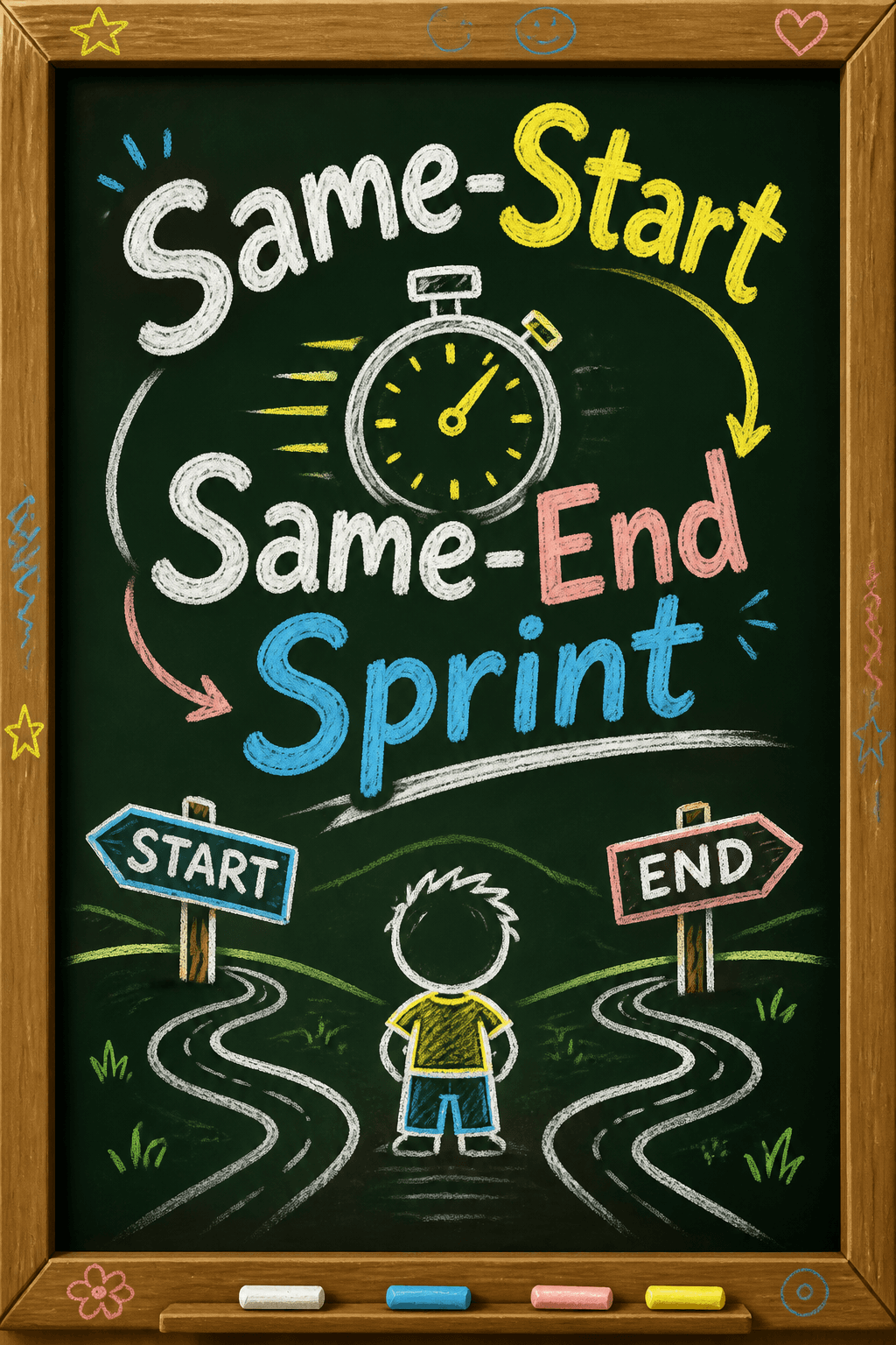 Same-Start Same-End Sprint