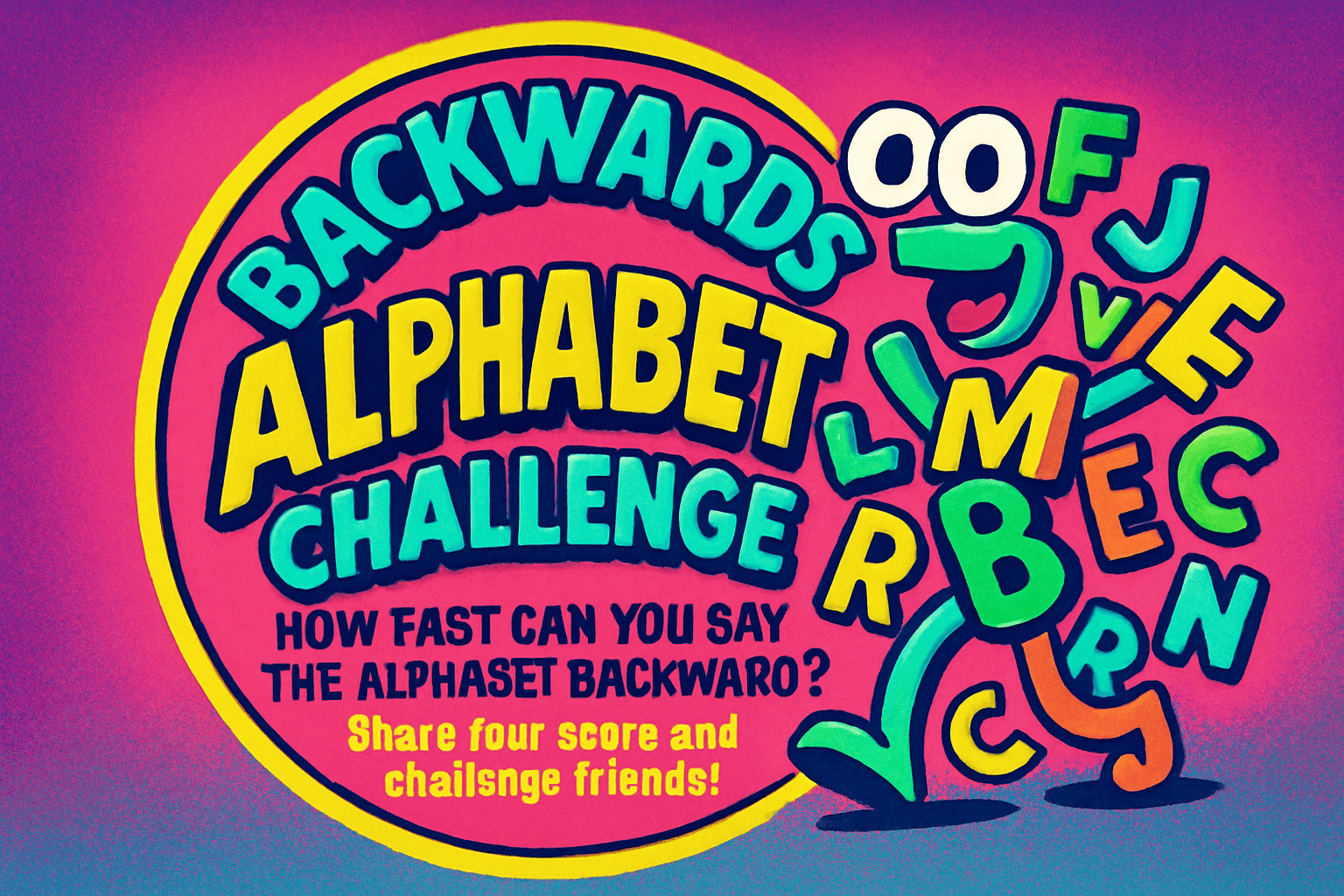 Backwards Alphabet Challenge